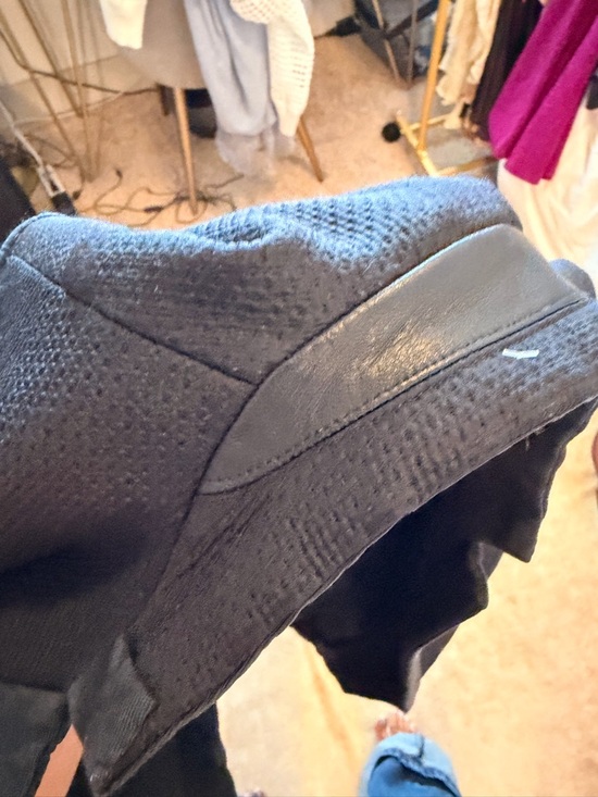 rag & bone Black Collarless Tailored Blazer - Picture 11 of 11